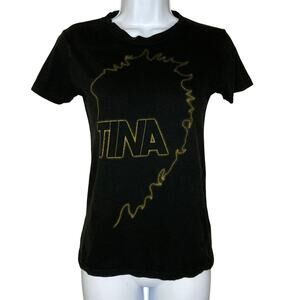 Tina Turner Black Graphic T Shirt Size Small 2008 Tour Merchandise Live Nation